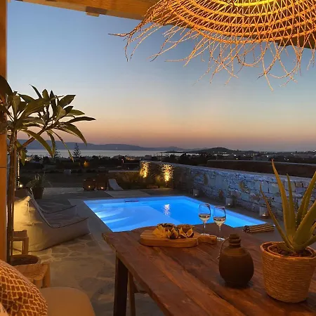 Ypsilon Naxos - Luxury House With Amazing Sea View & Private Pool بيت للعطل
