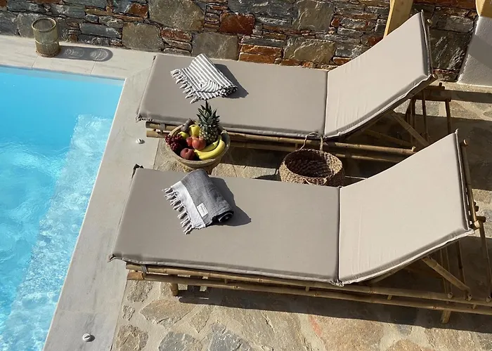 Casa de Férias Ypsilon Naxos - Luxury House With Amazing Sea View & Private Pool Agia Anna (Naxos)